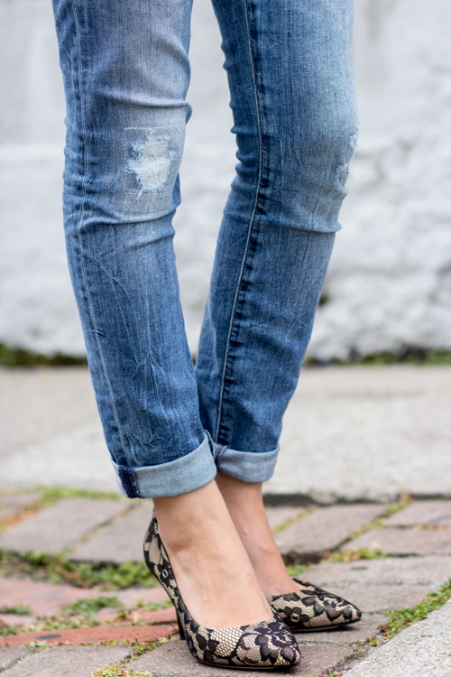 How do you stretch out jeans that are too tight?